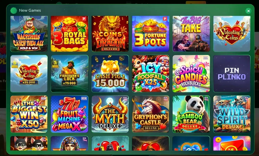 Каталог игр в казино ЙохоСлот